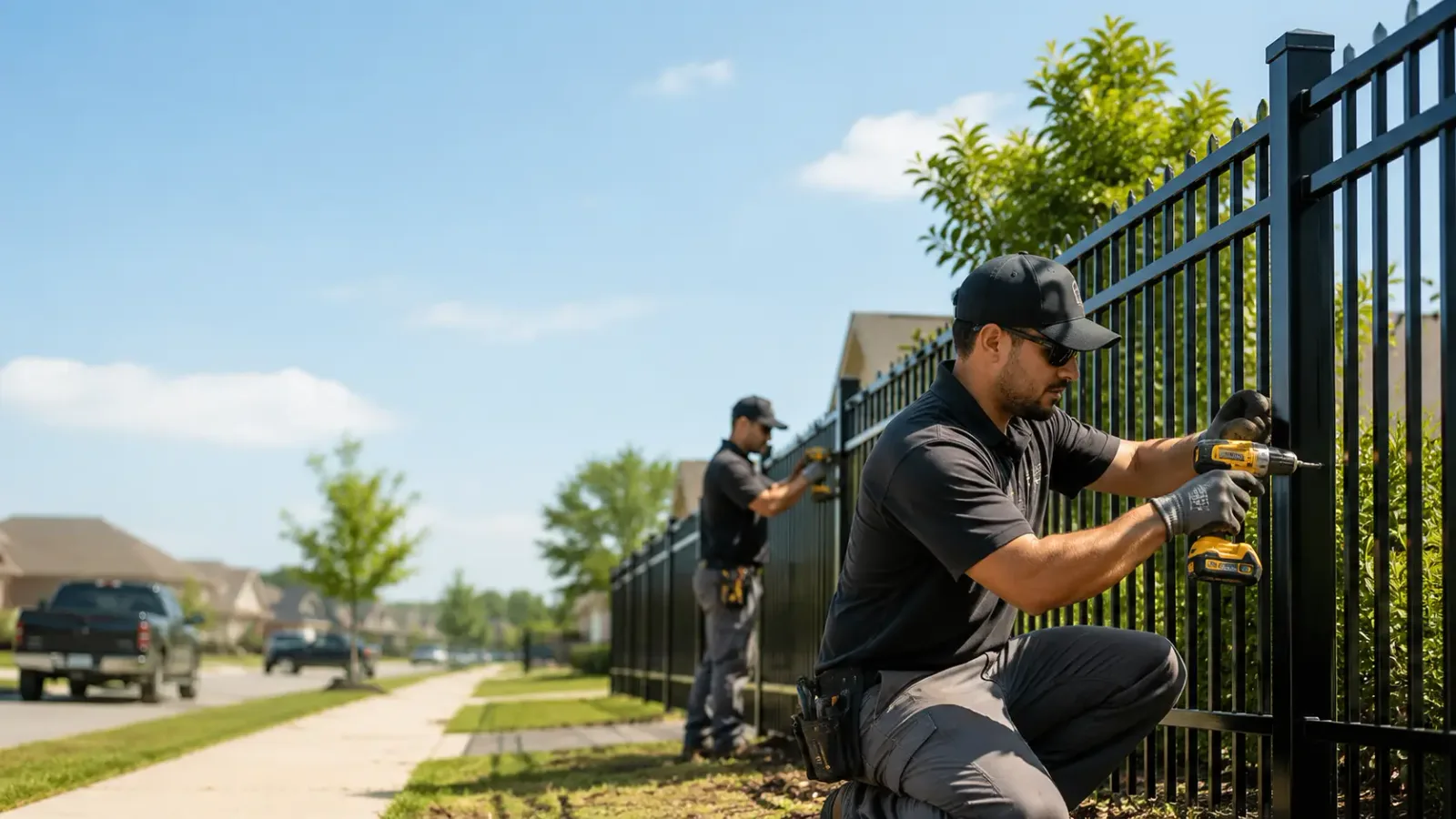 Metal Fence Installation in Newton, TX